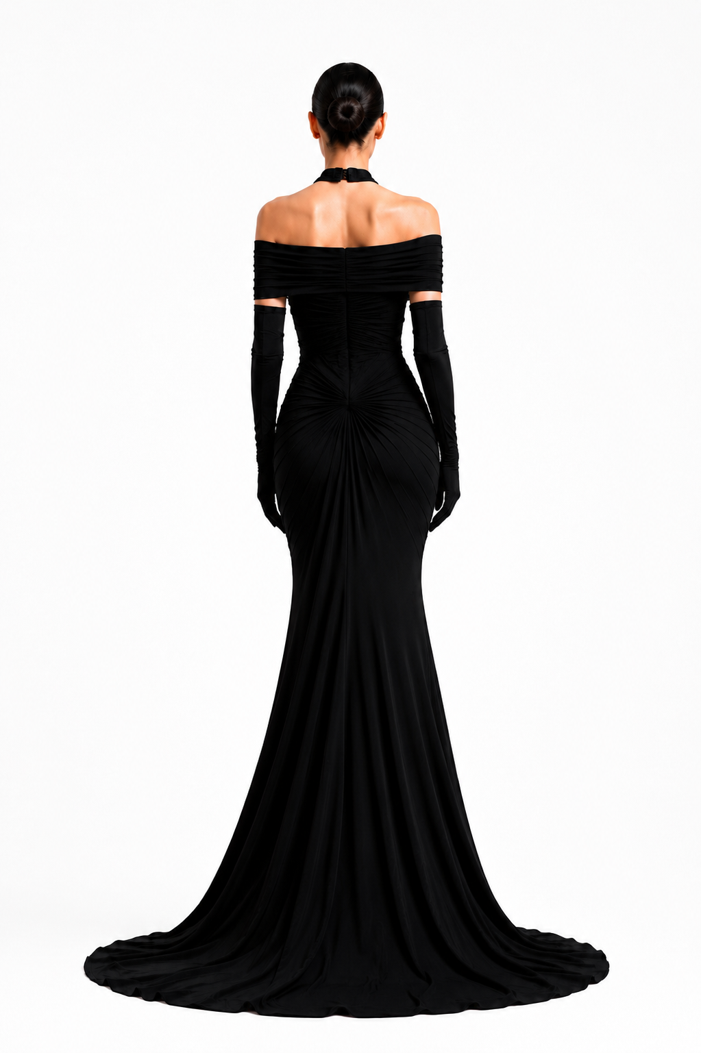 ERJ Black Sculpt Dress - Зображення 3